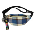 2021 Latest Plaid Lightweight Canvas Material Fashion Designer Travel Belt Bumbag Crossbody Chest Bags Fanny Pack Unisex Travel Waist Bag